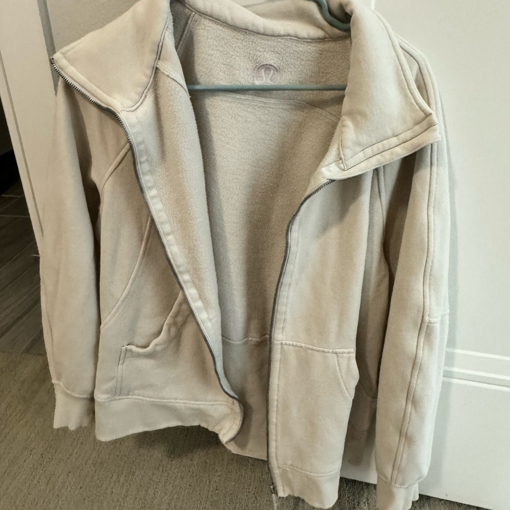 Scuba Oversized funnel neck full zip